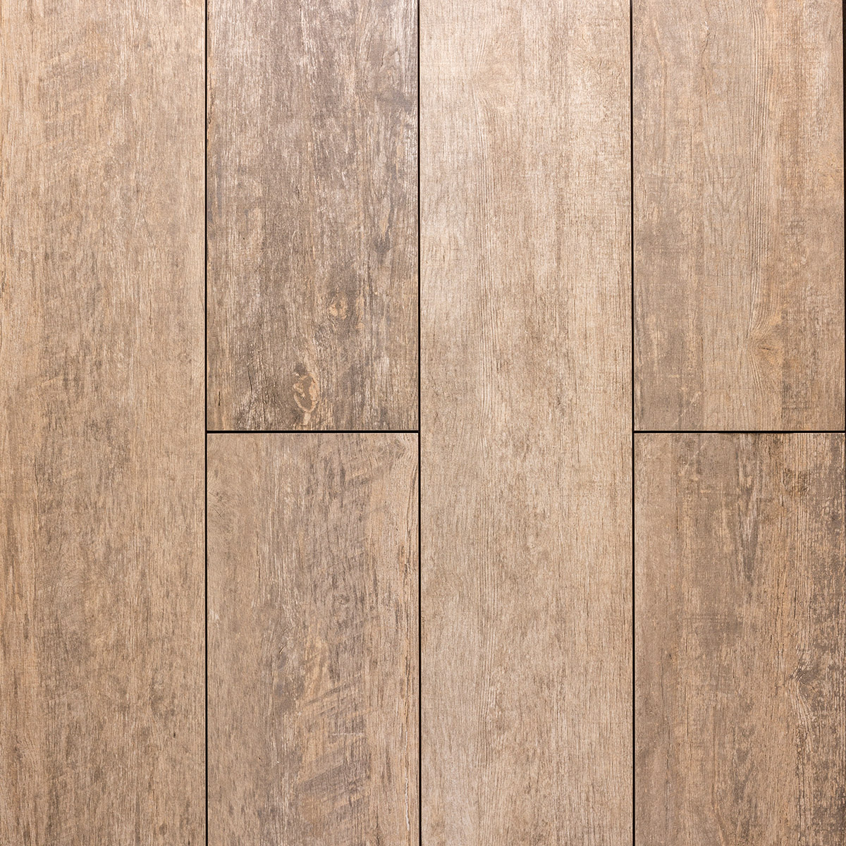 Keramische Platte Woodlook Rustic Oak 120x30x2 cm