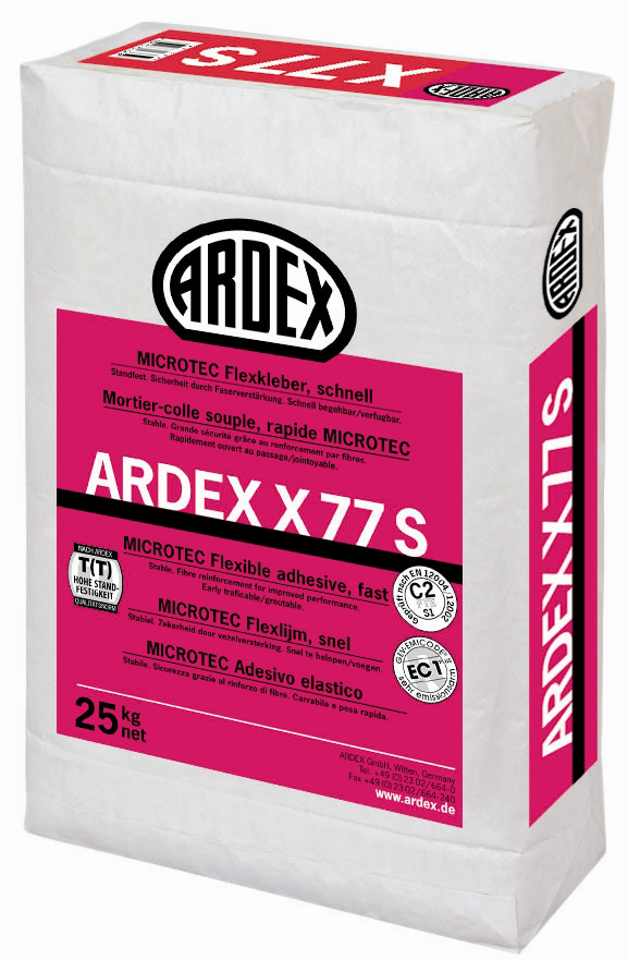 ARDEX X 77 S MICROTEC Flexkleber schnell