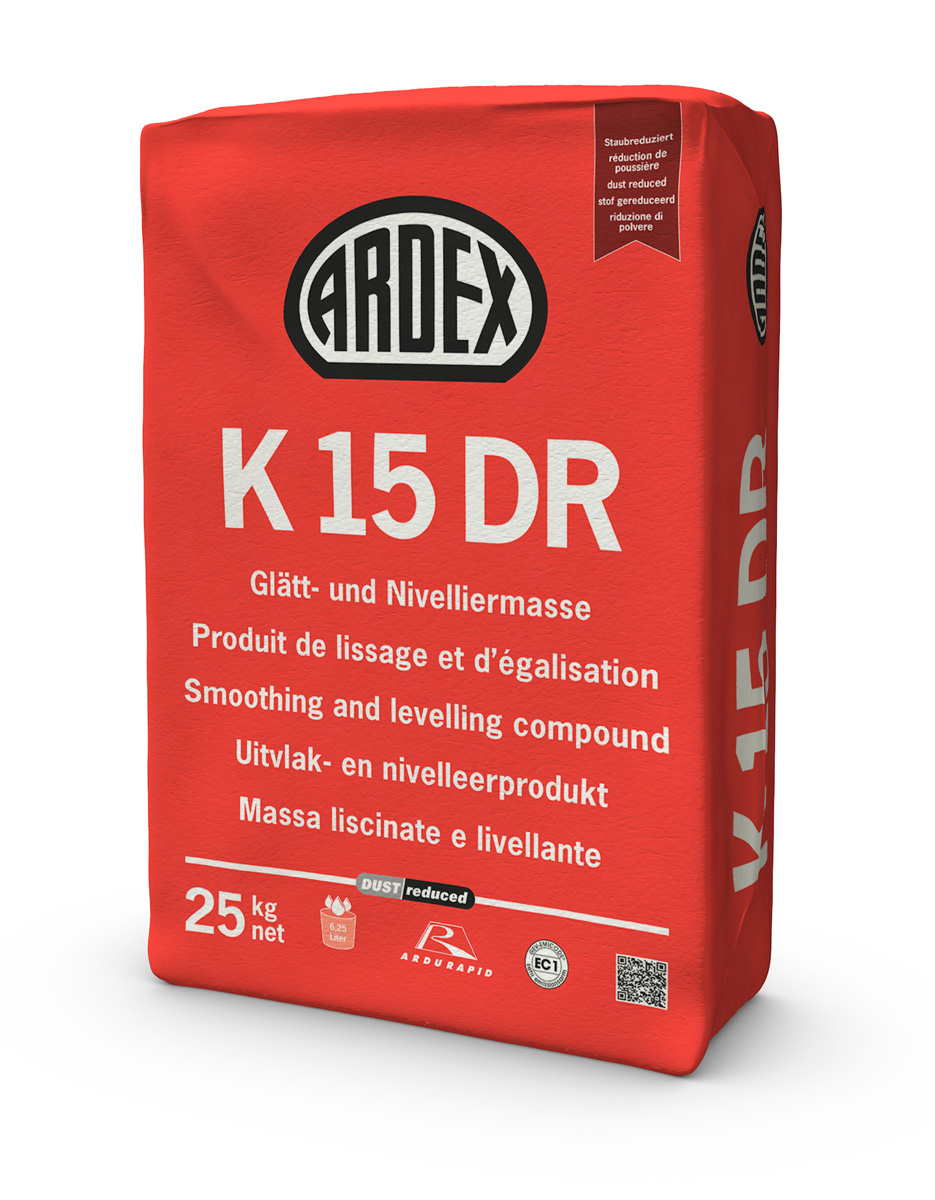 ARDEX K 15 DR Glätt- und Nivelliermasse