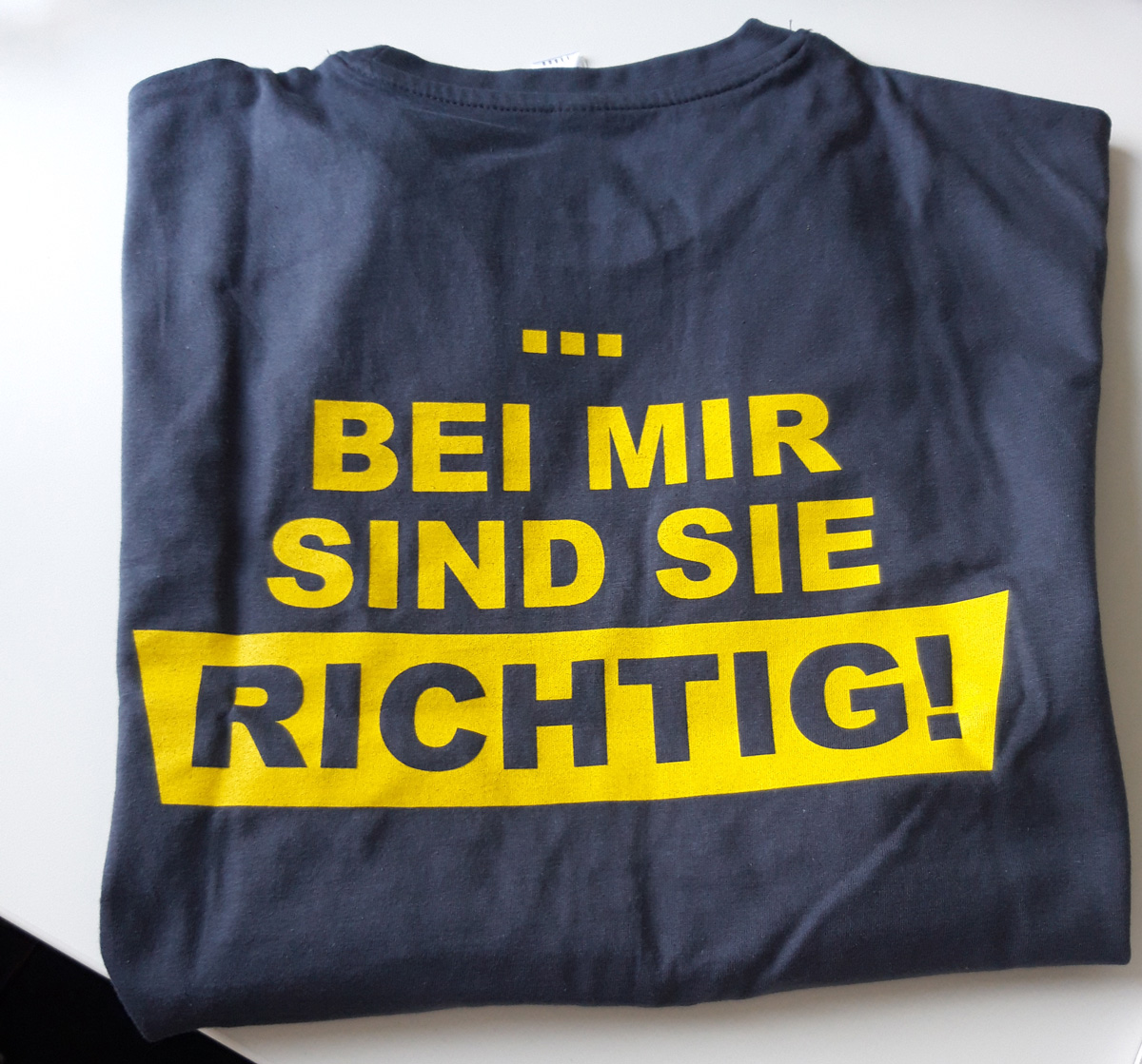 Gebhardt T-Shirt "Einmal mit Profis"