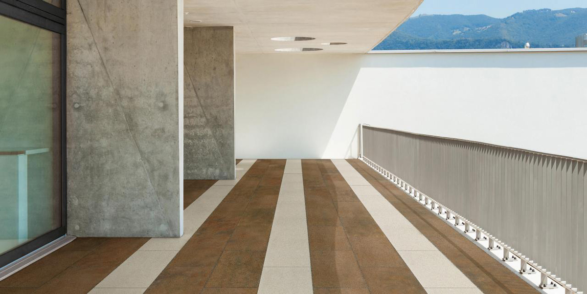 Terrassenplatte Ferro Concrete® Nr. 195 Rost